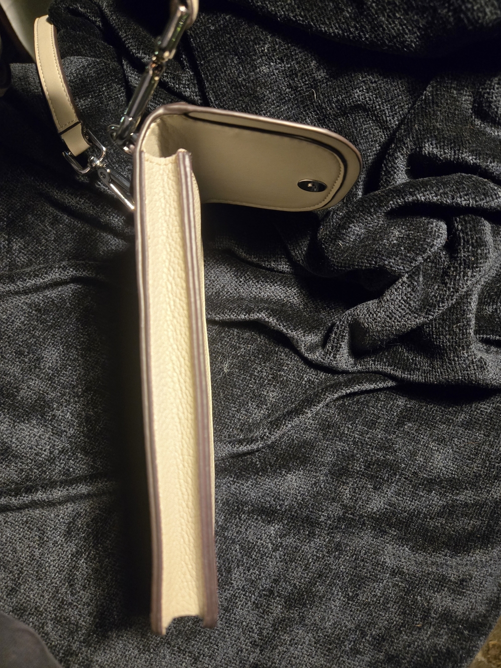Calvin Klein Beige Crossbody Phone Pouch - Picture 4 of 9